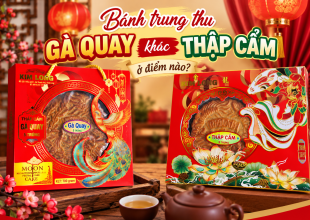 Bánh trung thu gà quay khác thập cẩm truyền thống ở điểm nào?