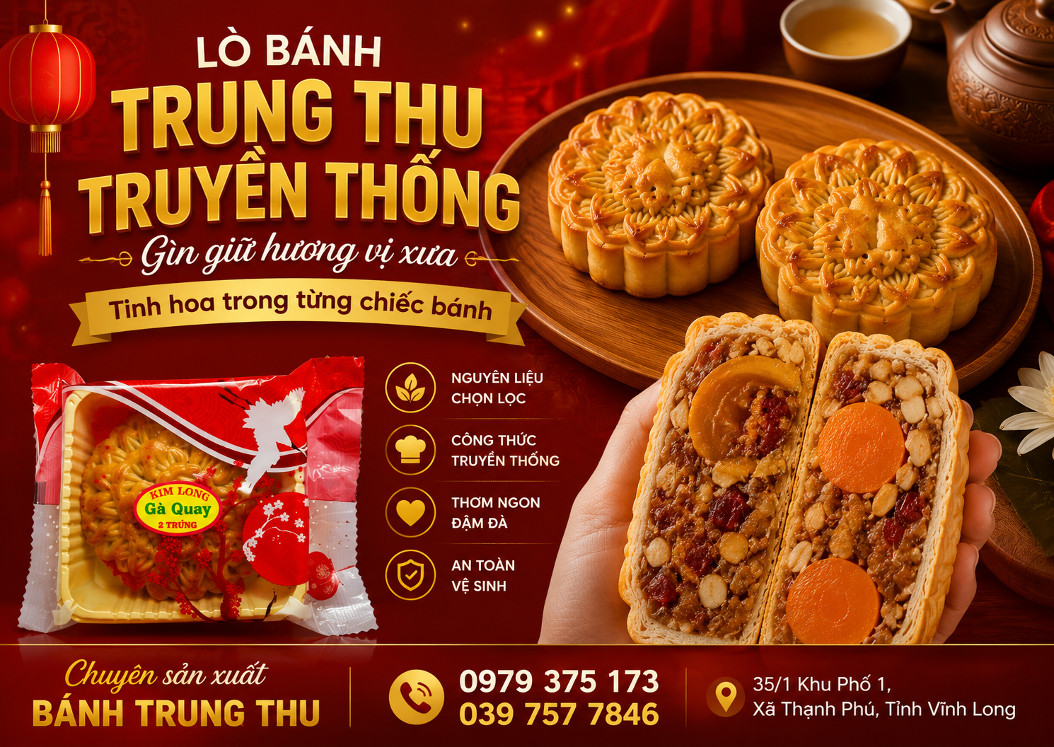 lò bánh trung thu truyền thống